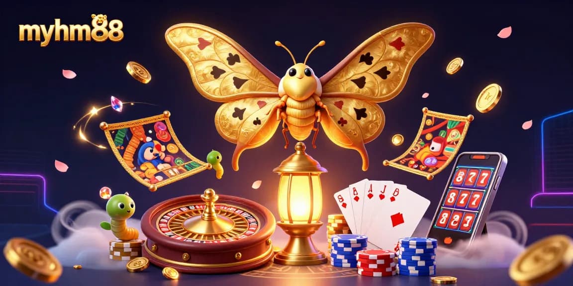 Enhance your gaming experience with myhm88 through vibrant casino scenes and lively characters.