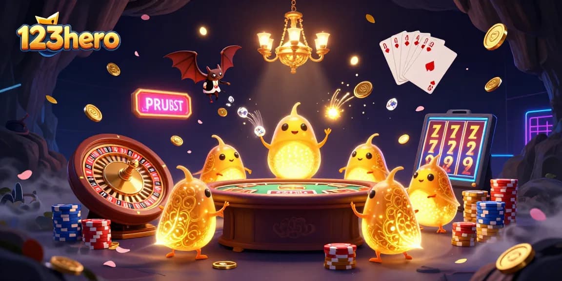 Experience thrilling gameplay at 123hero casino with vibrant glowworms and exciting game elements.