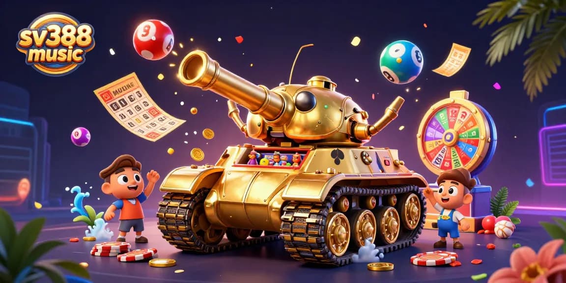 Engage with sv388 music's vibrant lottery and casino experiences, featuring dynamic balls and a mini casino.