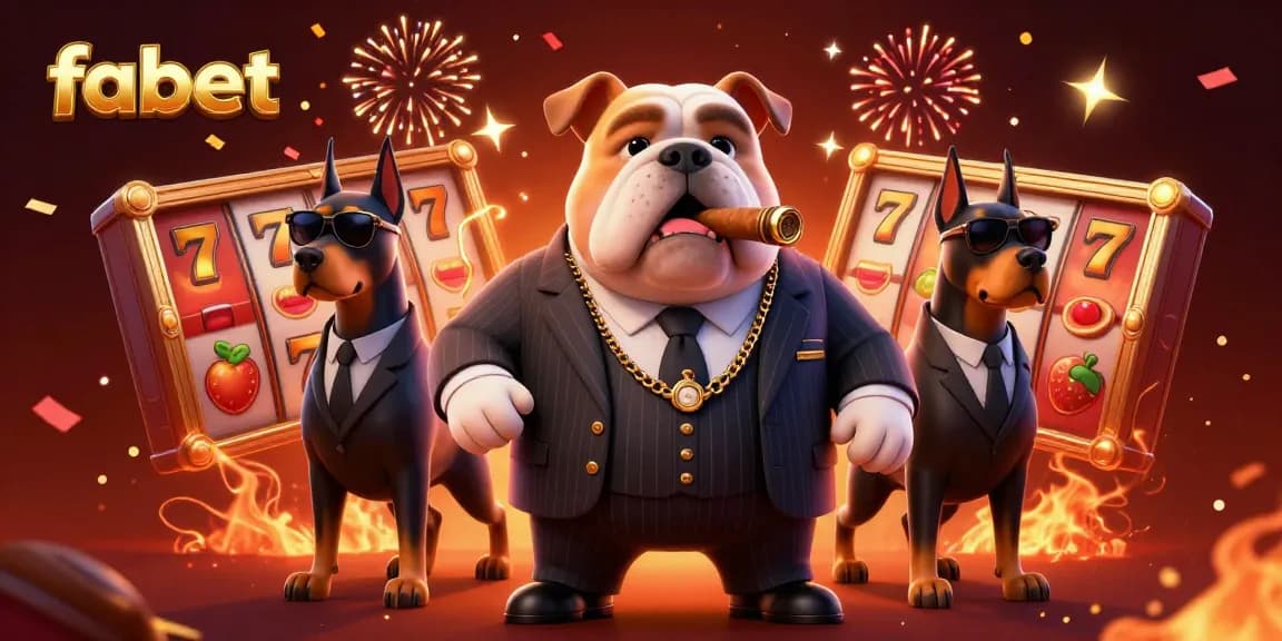 Engage in thrilling gameplay with fabet's dynamic slot reels surrounded by exciting casino elements.