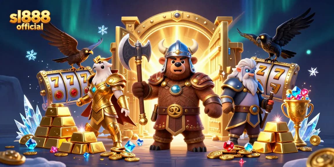 Engage with sl888 official, featuring vibrant 3D-rich casino elements and dynamic characters for an immersive gaming experience.