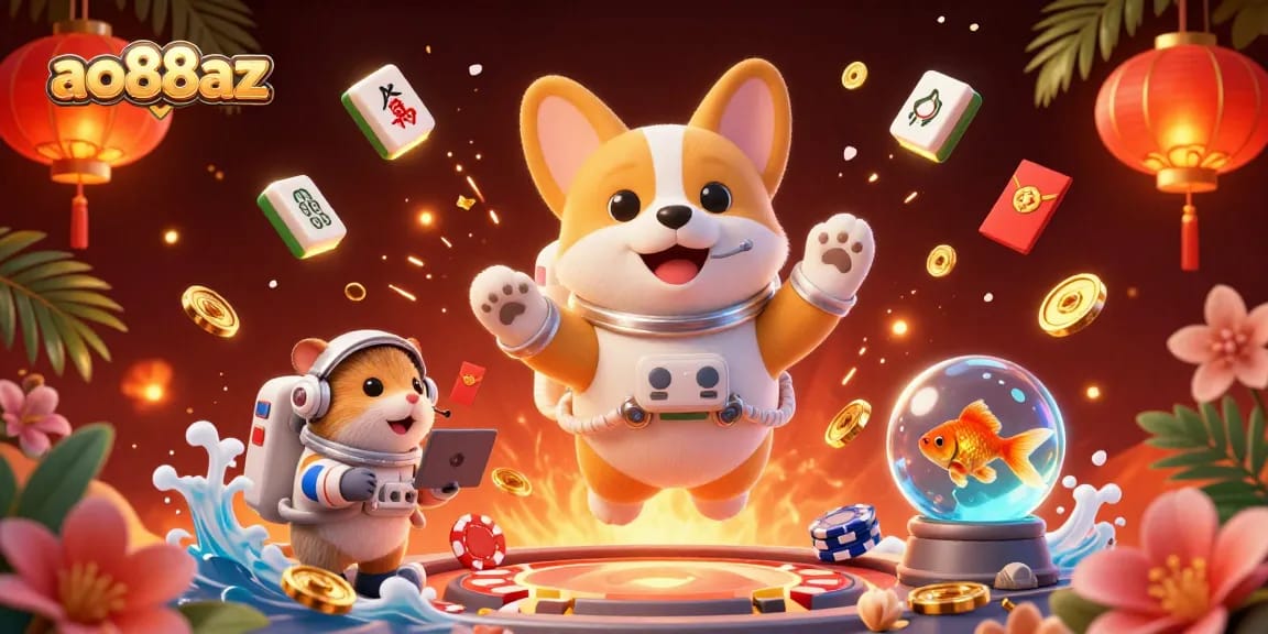 Experience endless fun at ao88az's space casino with dynamic gaming elements and engaging characters.