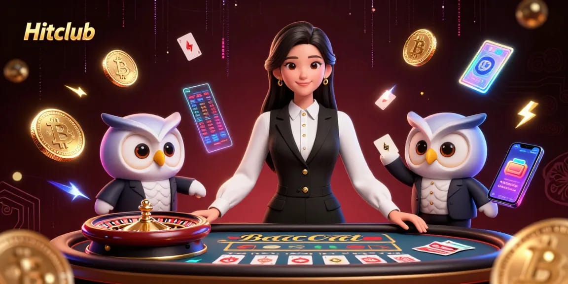 Experience thrilling games at Hitclub with our expert dealer in an engaging casino atmosphere.