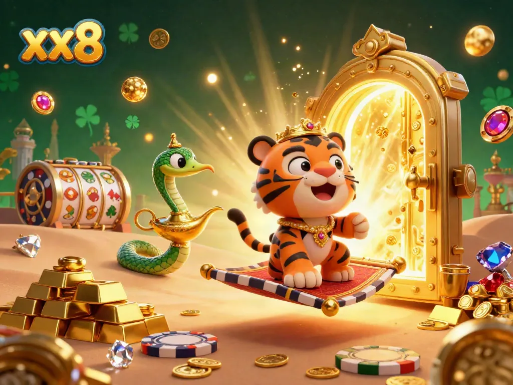 Engage with xx8's vibrant casino treasures through a magical sultan's adventure.