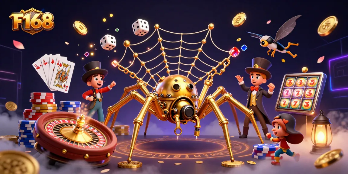 Experience thrilling gameplay at F168 with 3D steampunk characters enjoying a vibrant casino atmosphere.