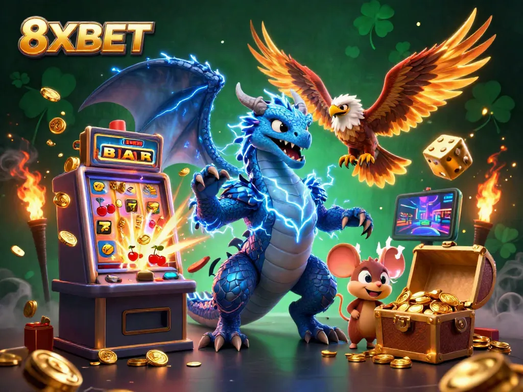Engage with the electrifying world of 8XBET, featuring dynamic characters and thrilling casino elements!