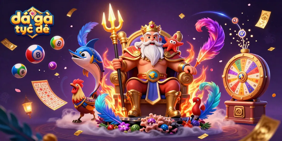 Experience the thrill of đá gà trực tiếp in a vibrant 3D scene with dynamic action elements.