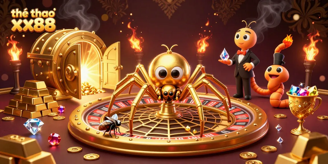 Experience thrilling betting action with thể thao xx88 in this vibrant 3D casino scene.