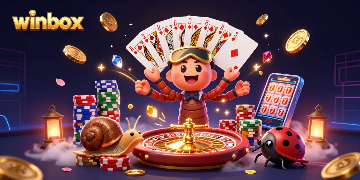 Experience thrilling wins at winbox with a lively 3D casino scene featuring dynamic gameplay elements.