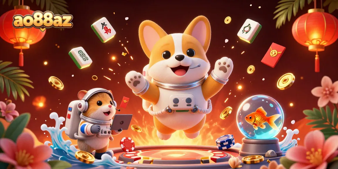 Experience endless fun at ao88az's space casino with dynamic gaming elements and engaging characters.