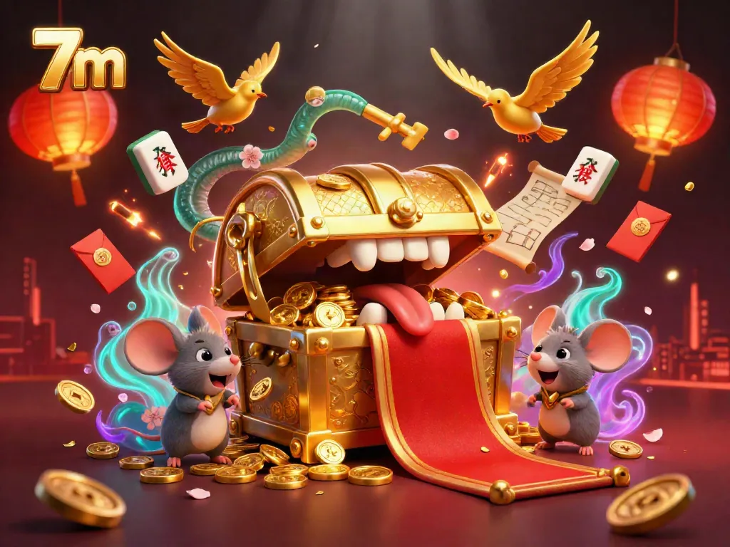 Experience the thrilling world of 7m with cartoon characters and vibrant casino elements.