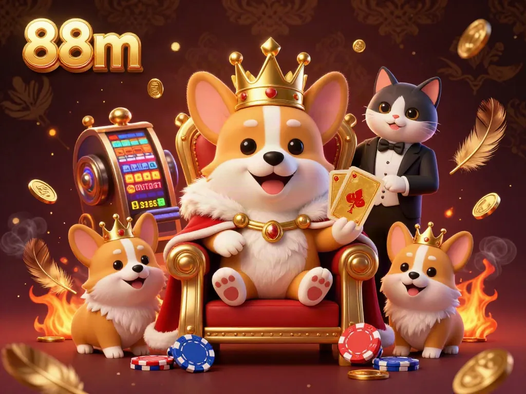 Experience excitement at 88m casino with vibrant characters and dynamic gaming elements.