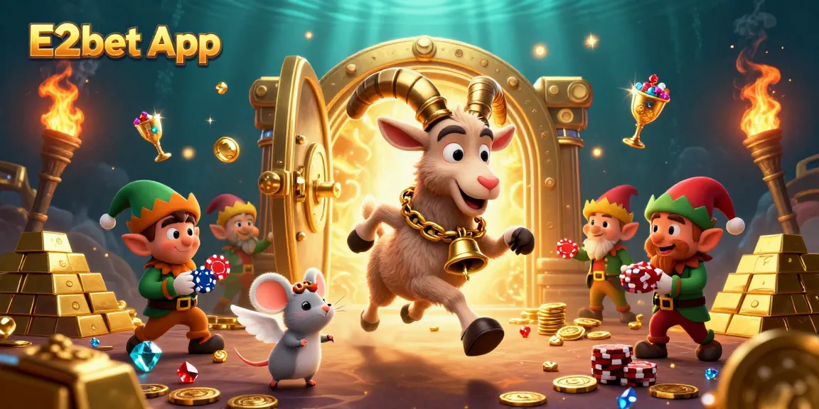 Engage with the E2bet App at a vibrant casino run by quirky characters, where fun meets gaming.
