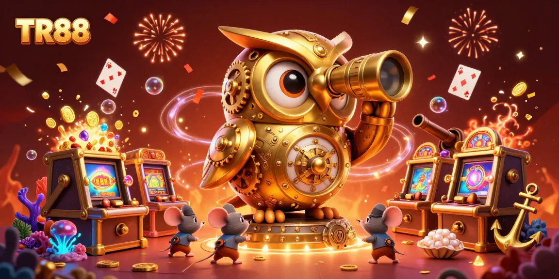 TR88's thrilling gaming experience comes alive through a vibrant casino scene filled with rich details and excitement.