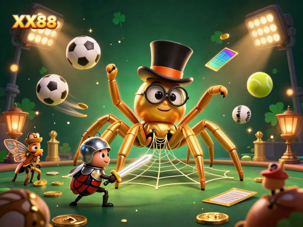 Experience the magical, vibrant game world of XX88 with unique characters and sports elements.
