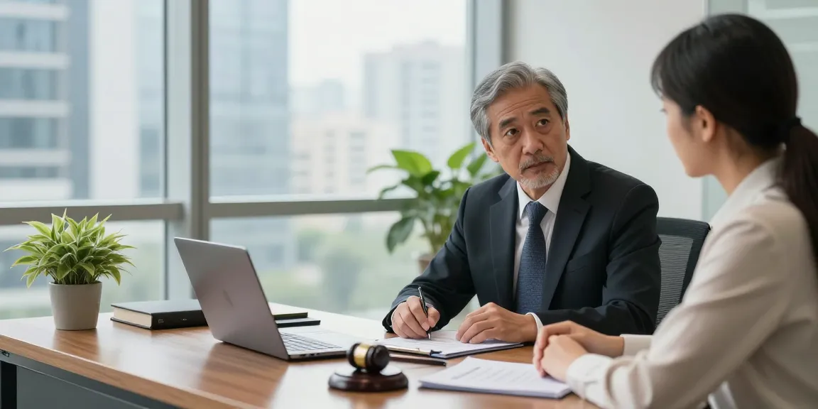 Valken Legal professional consultation in modern office showcasing lawyer-client interaction.