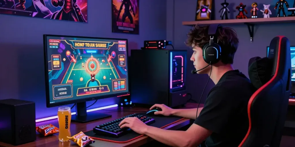 Trải nghiệm chơi game online f168 với ánh sáng RGB và nguyên liệu năng lượng.