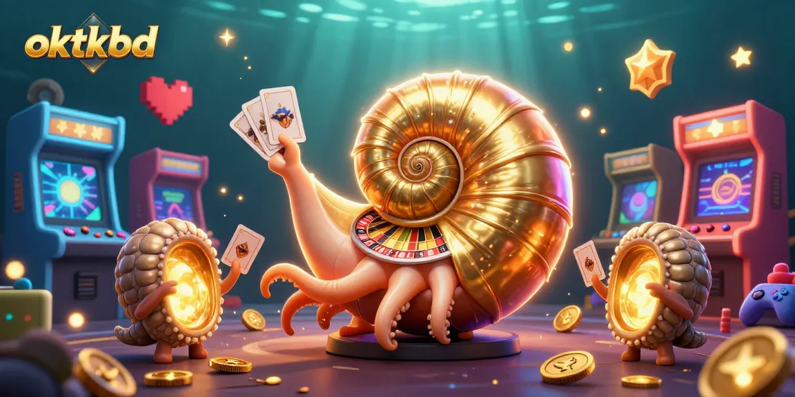 Spin the roulette at oktkbd with a giant nautilus and ancient ammonite companions glowing!