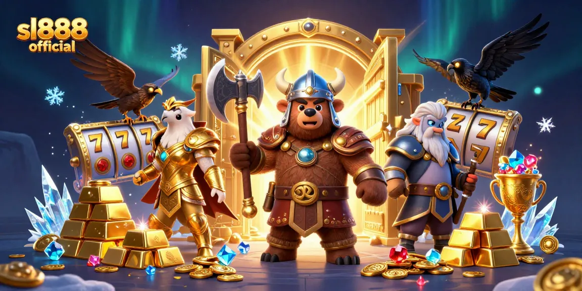 Engage with sl888 official, featuring vibrant 3D-rich casino elements and dynamic characters for an immersive gaming experience.