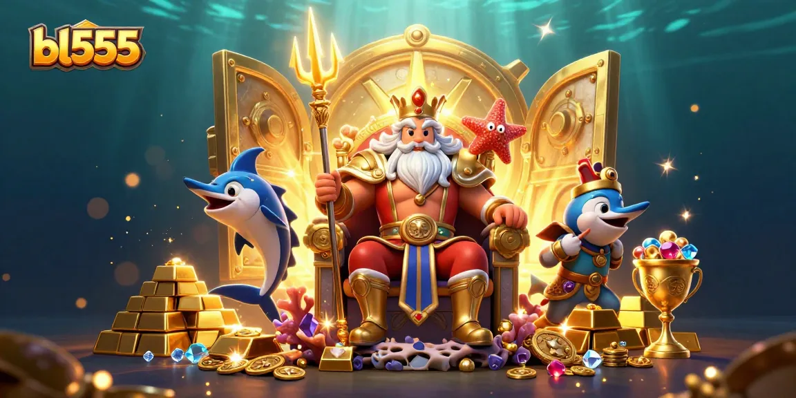 Win big with bl555 in this ultra-detailed casino-themed 3D illustration featuring riches and lively characters.
