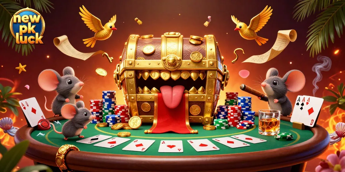 Experience thrilling gameplay with new pk luck at the vibrant casino, winning poker hands, and treasure awaits!