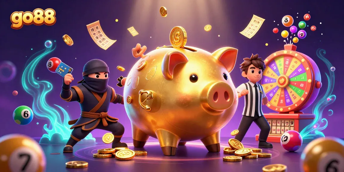 go88 gamifies excitement with a sumo wrestler tossing golden coins in an action-packed scene.