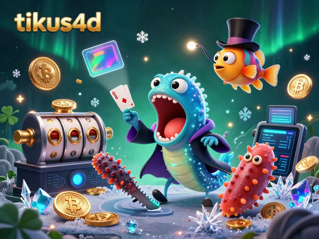 Engage in thrilling casino magic with tikus4d featuring a bioluminescent eel and anglerfish.