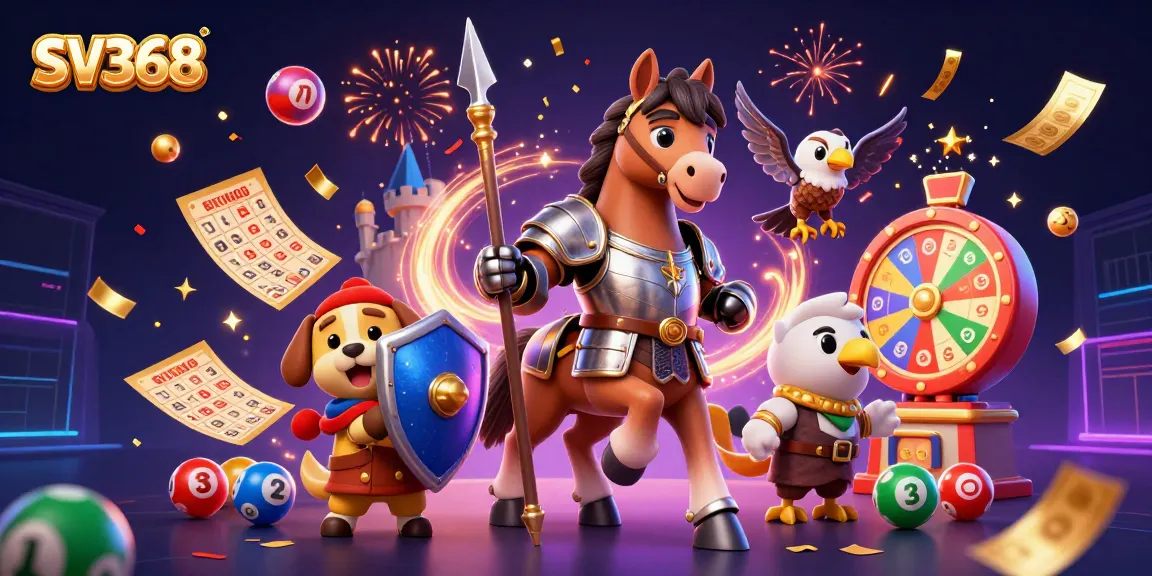 Experience thrilling gameplay at SV368 with medieval characters and dynamic casino elements.