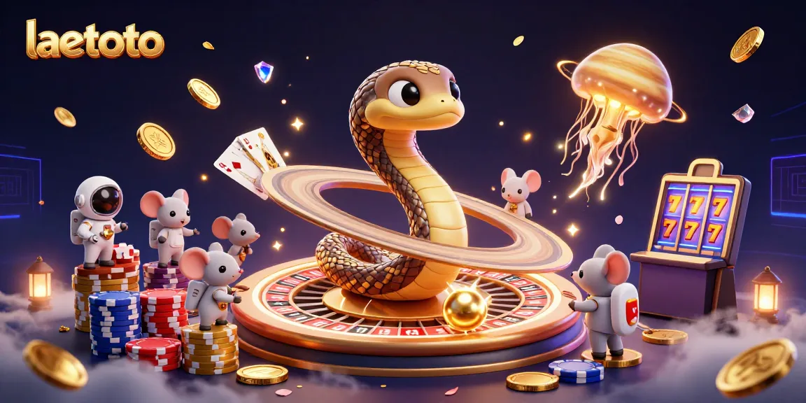 Place bets on laetoto's cosmic roulette with engaging characters and vibrant casino elements