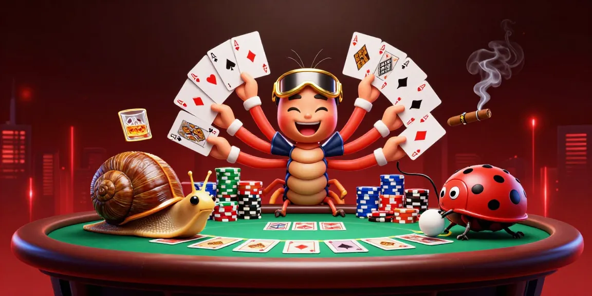 Experience the excitement of go88media with vibrant casino characters at a poker table.